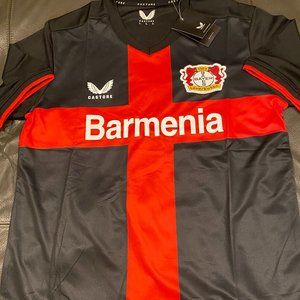 GERMANY Bundesliga BAYER 04 LEVERKUSEN Men's JERSEY Sz M,L,XL,2XL By Castore